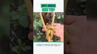 캠핑 해먹 매듭 #shorts