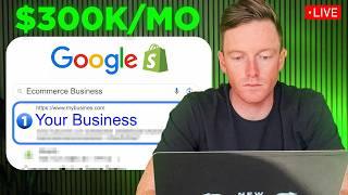 Watch Me LIVE SEO Audit a $300K/mo Ecommerce Brand