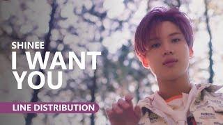 SHINEE 샤이니 - I WANT YOU [Line Distribution]