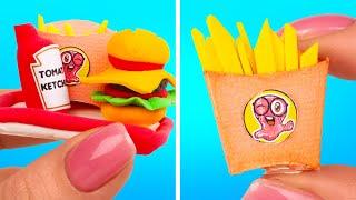 Miniature Burger Restaurant || Cutest Mini Crafts