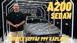 M.Benz A200 Sedan Komple PPF Şeffaf Kaplama Uygulaması