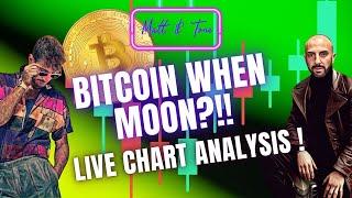 BITCOIN: WHEN MOON?!!-LIVE MARKET ANALYSIS