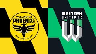 Isuzu UTE A-League 2024-25 - Round 1 - Wellington Phoenix v Western United