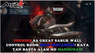 MIR4 - TEKNIK SA GREAT SABUK WALL CONTROL ROOM SOLO INSTANCES! DUGASIN LANG NG DUGASIN YAN! - F2P