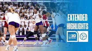 Notre Dame at Northwestern | Extended Highlights | Big Ten Volleyball | 09/12/2024