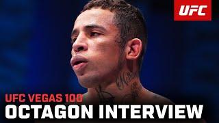 Carlos Prates Octagon Interview | UFC Vegas 100