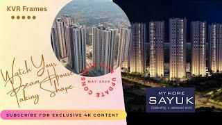 My Home Sayuk: Aerial Tour in 4K | Tellapur's Luxury Living | Hyderabad | Realestate