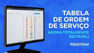 Tabela de Ordens de Serviço TOTALMENTE editável