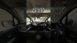 evolution of suzuki wagon r interior (2005-2024) #shorts