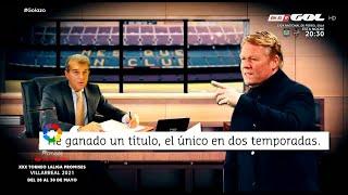 Los desencuentros entre Koeman y Laporta