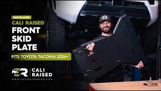 How To Install The Front Skid On A 2024 Toyota Tacoma / Cali Raised LED