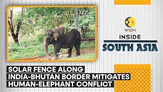 Solar fence along India-Bhutan border mitigates human-elephant conflict | Inside South Asia