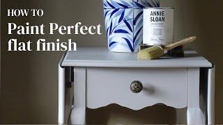 Create a flat finish, using Annie Sloan satin paint.