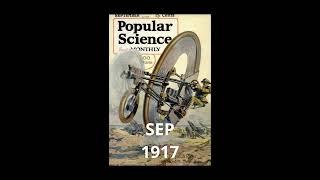 Popular science Monthly september 1917. Amazing Magazine. PopSci 1917 America.