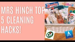 MRS HINCH TOP 5 CLEANING HACKS!