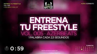 ENTRENA TU FREESTYLE. 1 palabra cada 2,5 segundos. 005.