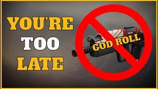 Here's MY GOD ROLL but YOU can't get it!