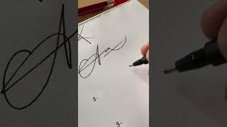 How to sign the letter L?️