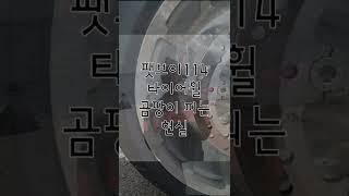 2021 팻보이114 고질적인 결함. 타이어휠 곰팡이, 팻보이 휠 부식