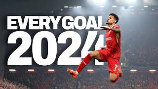 Every Liverpool FC goal from 2024! Wembley winner, free-kicks, late goals!