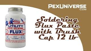 Flux Paste with Brush Cap, 1/2 lb