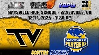 Tri-Valley Scotties vs Maysville Panthers HS Boys Basketball 02.11.2025