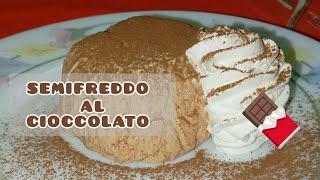 Semifreddo al Cioccolato | Semplicissimo Senza Uova | Dessert di Natale Perfetto 