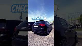 AUDI RS3 SPORTBACK SOUND CHECK  #Shorts #Auto #Rs3 #5zylinder #Youtubecar #Deniroscars