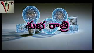 Whatsapp Status Text Video || Good Night Wishes||  VSR NEWS CHANNEL