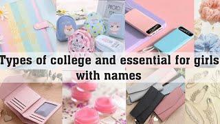 College and office essentials for girls with names||THE TRENDY GIRL