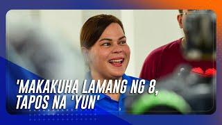 'All she needs is 8': Lawyer sees hard road ahead for VP Sara Duterte impeachment