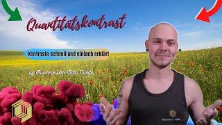 Quantitätskontrast | Kontraste schnell und einfach erklärt | by Malermeister Max Thiede