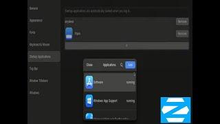 Second easy way on how to set startup apps in zorin os