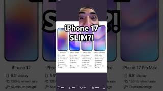 iPhone 17 Slim?!