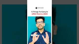 5 Things To Carry in UPSC Prelims #shorts #upsc #ias