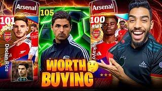 I BOUGHT ARTETA THE FIRST DOUBLE BOOSTED MANAGER IN EFOOTBALL 25 MOBILE