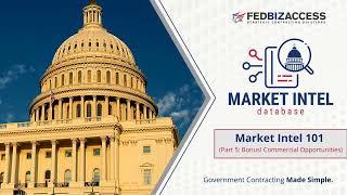 5) Government Contracting Research: Market Intel Database | BONUS: Finding Commercial Opportunities