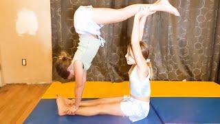 EXTREME YOGA  ACRO CHALLENGE PART 1!