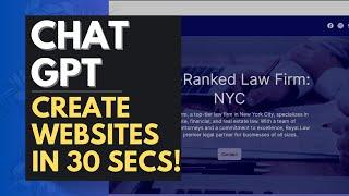 How to Make a Website using ChatGPT 2023 - [Step-By-Step]