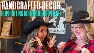 Handcrafted Decor - Supporting Boutique Suppliers