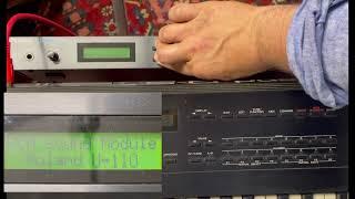 Reset Factory Setting in Roland U-110 U-220 U-20 Synthesizers - quick Video