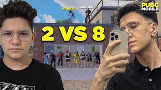 SASUKE İLE 2 VS 8 ATTIK!! - PUBG MOBİLE