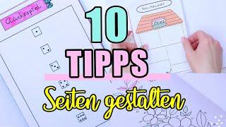 DAS MUSST DU SEHEN! 10 BULLET JOURNAL IDEEN für leere SEITEN