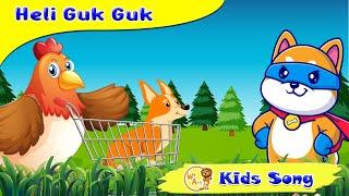 Heli Guk Guk  Bebek Berenang dan ayam naik keranjang - Lagu Anak Indonesia Kartun / WE ART KIDS SONG