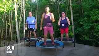 28 Minutes Rebounding Step by Step Series, 3000 Steps LOW IMPACT, Beginner, Seniors Part 3. Jan 2024