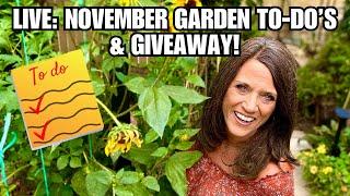 LIVE: Get Ahead of the Game: November Garden To-Dos’ + Grow BIG Winter Giveaway! (REPLAY)