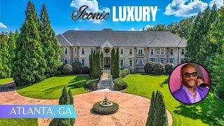 Inside Tyler Perry's Former 18,000 SQFT Mega Mansion on 11+ Acres w/Tennis Court + Saltwater Pool