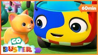 Kitten in Trouble! Buster’s Rescue Mission  | Go Buster - Bus Cartoons & Kids Stories