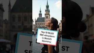 Top 10 MUST SEE attractions in Munich Germany #shorts #munich #germany