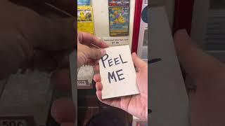 You Won’t Believe What Pokémon Card I Got  #shorts #pokemon #vendingmachine